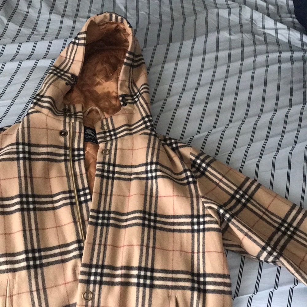 Burberry Plaid Trench/Overcoat 100% authentic - Picture 4 of 6